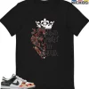 T-Shirt - Nike Dunk Low SE GS Sail Multi-Camo - Sneaker-Matching T-Shirt (MALE KING)