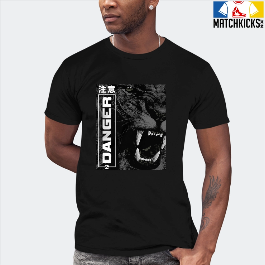 T-Shirt - Nike Dunk Low SE GS Sail Multi-Camo - Sneaker-Matching T-Shirt (Danger) 7 T-Shirt - Nike Dunk Low SE GS Sail Multi-Camo - Sneaker-Matching T-Shirt (Danger) - Image 5