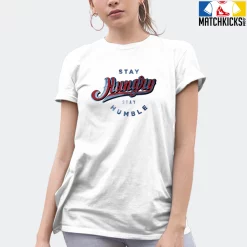 T-Shirt - Nike Dunk High Washed Denim Pack - Sneaker-Matching T-Shirt (Stay Hungry Stay Humble) -Nike Dunk shop online mockupGenerator 734