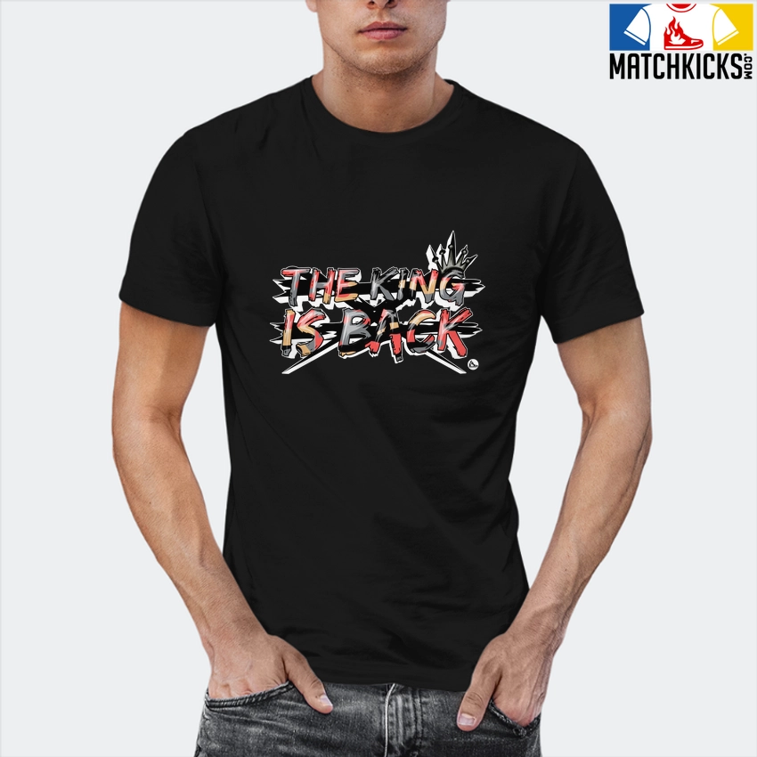 T-Shirt - Nike Dunk Low SE GS Sail Multi-Camo - Sneaker-Matching T-Shirt (The King Is Back) 12 T-Shirt - Nike Dunk Low SE GS Sail Multi-Camo - Sneaker-Matching T-Shirt (The King Is Back) - Image 10