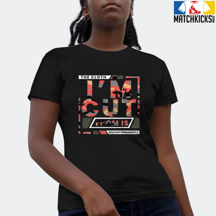 T-Shirt - Nike Dunk Low SE GS Sail Multi-Camo - Sneaker-Matching T-Shirt (The Cloth I'm Cut From) 4 T-Shirt - Nike Dunk Low SE GS Sail Multi-Camo - Sneaker-Matching T-Shirt (The Cloth I'm Cut From) - Image 2