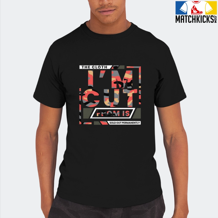 T-Shirt - Nike Dunk Low SE GS Sail Multi-Camo - Sneaker-Matching T-Shirt (The Cloth I'm Cut From) 8 T-Shirt - Nike Dunk Low SE GS Sail Multi-Camo - Sneaker-Matching T-Shirt (The Cloth I'm Cut From) - Image 6