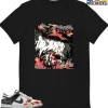 T-Shirt - Nike Dunk Low SE GS Sail Multi-Camo - Sneaker-Matching T-Shirt (Broken Flower) -Nike Dunk shop online mockupGenerator 7409