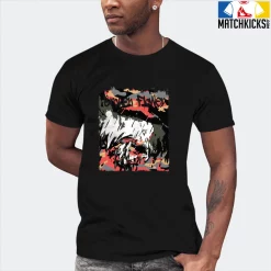 T-Shirt - Nike Dunk Low SE GS Sail Multi-Camo - Sneaker-Matching T-Shirt (Broken Flower) -Nike Dunk shop online mockupGenerator 7412