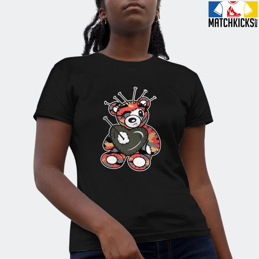 T-Shirt - Nike Dunk Low SE GS Sail Multi-Camo - Sneaker-Matching T-Shirt (VOO DOO TEDDY) 4 T-Shirt - Nike Dunk Low SE GS Sail Multi-Camo - Sneaker-Matching T-Shirt (VOO DOO TEDDY) - Image 2