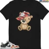 T-Shirt - Nike Dunk Low SE GS Sail Multi-Camo - Sneaker-Matching T-Shirt (LOW KEY BEAR) -Nike Dunk shop online mockupGenerator 7454
