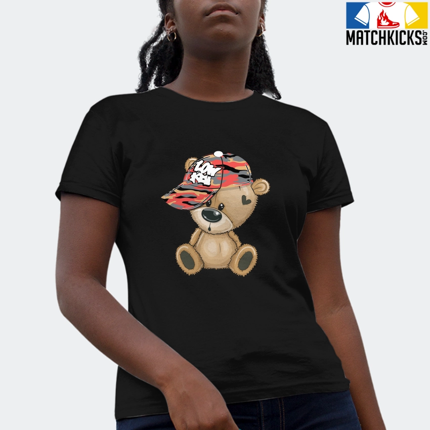 T-Shirt - Nike Dunk Low SE GS Sail Multi-Camo - Sneaker-Matching T-Shirt (LOW KEY BEAR) 4 T-Shirt - Nike Dunk Low SE GS Sail Multi-Camo - Sneaker-Matching T-Shirt (LOW KEY BEAR) - Image 2