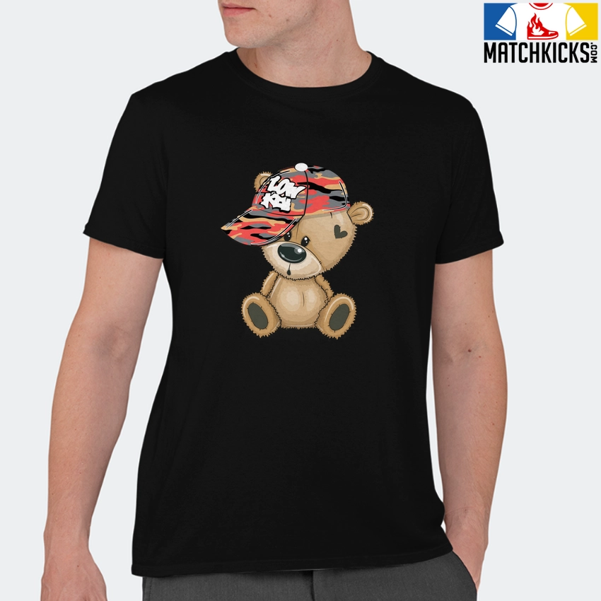 T-Shirt - Nike Dunk Low SE GS Sail Multi-Camo - Sneaker-Matching T-Shirt (LOW KEY BEAR) 11 T-Shirt - Nike Dunk Low SE GS Sail Multi-Camo - Sneaker-Matching T-Shirt (LOW KEY BEAR) - Image 9