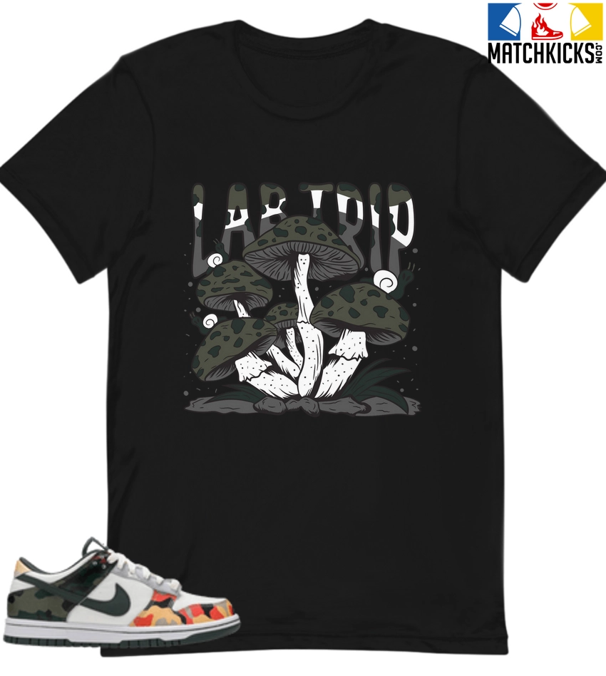 T-Shirt - Nike Dunk Low SE GS Sail Multi-Camo - Sneaker-Matching T-Shirt (Lab Trip) 3 T-Shirt - Nike Dunk Low SE GS Sail Multi-Camo - Sneaker-Matching T-Shirt (Lab Trip)