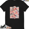 T-Shirt - Nike Dunk Low SE GS Sail Multi-Camo - Sneaker-Matching T-Shirt (Wild Flower) -Nike Dunk shop online mockupGenerator 7544
