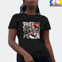 T-Shirt - Nike Dunk Low SE GS Sail Multi-Camo - Sneaker-Matching T-Shirt (FACE IT) -Nike Dunk shop online mockupGenerator 7554