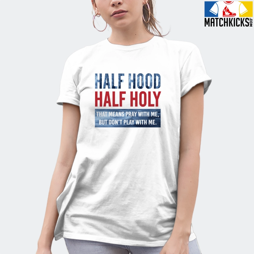 T-Shirt - Nike Dunk High Washed Denim Pack - Sneaker-Matching T-Shirt (Half Hood Half Holy) 10 T-Shirt - Nike Dunk High Washed Denim Pack - Sneaker-Matching T-Shirt (Half Hood Half Holy) - Image 8