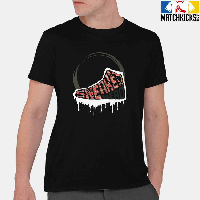 T-Shirt - Nike Dunk Low SE GS Sail Multi-Camo - Sneaker-Matching T-Shirt (SneakerHead Inside) 11 T-Shirt - Nike Dunk Low SE GS Sail Multi-Camo - Sneaker-Matching T-Shirt (SneakerHead Inside) - Image 9