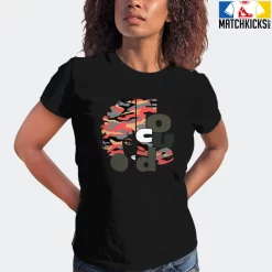 T-Shirt - Nike Dunk Low SE GS Sail Multi-Camo - Sneaker-Matching T-Shirt (FOCUSED) -Nike Dunk shop online mockupGenerator 7671