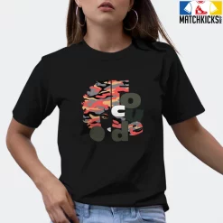 T-Shirt - Nike Dunk Low SE GS Sail Multi-Camo - Sneaker-Matching T-Shirt (FOCUSED) -Nike Dunk shop online mockupGenerator 7674