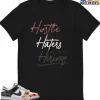 T-Shirt - Nike Dunk Low SE GS Sail Multi-Camo - Sneaker-Matching T-Shirt (HUSTLE TILL YOUR HATERS ASK)
