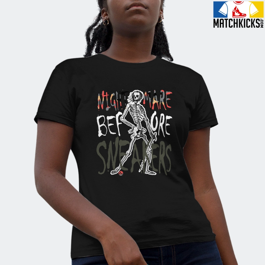 T-Shirt - Nike Dunk Low SE GS Sail Multi-Camo - Sneaker-Matching T-Shirt (Nightmare Before Sneakers) 4 T-Shirt - Nike Dunk Low SE GS Sail Multi-Camo - Sneaker-Matching T-Shirt (Nightmare Before Sneakers) - Image 2