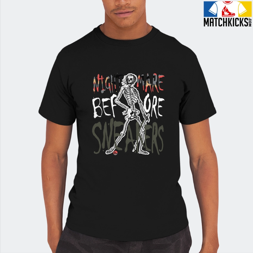 T-Shirt - Nike Dunk Low SE GS Sail Multi-Camo - Sneaker-Matching T-Shirt (Nightmare Before Sneakers) 8 T-Shirt - Nike Dunk Low SE GS Sail Multi-Camo - Sneaker-Matching T-Shirt (Nightmare Before Sneakers) - Image 6