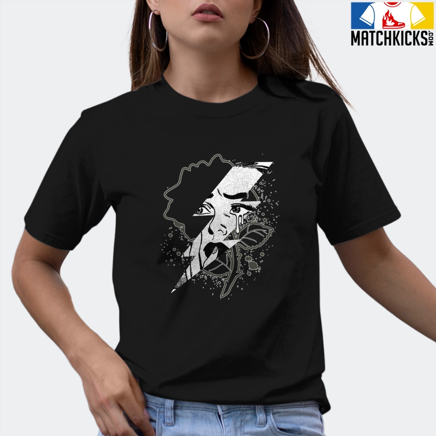 T-Shirt - Nike Dunk Low SE GS Sail Multi-Camo - Sneaker-Matching T-Shirt (High Voltage) 9 T-Shirt - Nike Dunk Low SE GS Sail Multi-Camo - Sneaker-Matching T-Shirt (High Voltage) - Image 7