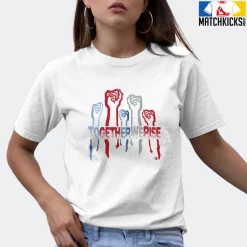 T-Shirt - Nike Dunk High Washed Denim Pack - Sneaker-Matching T-Shirt (Together We Rise) -Nike Dunk shop online mockupGenerator 787