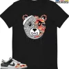 T-Shirt - Nike Dunk Low SE GS Sail Multi-Camo - Sneaker-Matching T-Shirt (Bear Face)