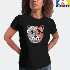 T-Shirt - Nike Dunk Low SE GS Sail Multi-Camo - Sneaker-Matching T-Shirt (Bear Face) -Nike Dunk shop online mockupGenerator 7878