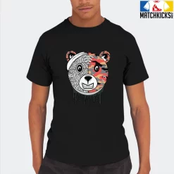 T-Shirt - Nike Dunk Low SE GS Sail Multi-Camo - Sneaker-Matching T-Shirt (Bear Face) -Nike Dunk shop online mockupGenerator 7880