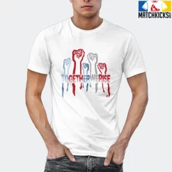 T-Shirt - Nike Dunk High Washed Denim Pack - Sneaker-Matching T-Shirt (Together We Rise) -Nike Dunk shop online mockupGenerator 790