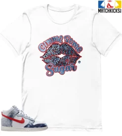 T-Shirt - Nike Dunk High Washed Denim Pack - Sneaker-Matching T-Shirt (Gimme Some Sugar)