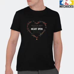 T-Shirt - Nike Dunk Low SE GS Sail Multi-Camo - Sneaker-Matching T-Shirt (Heart Open) -Nike Dunk shop online mockupGenerator 7928