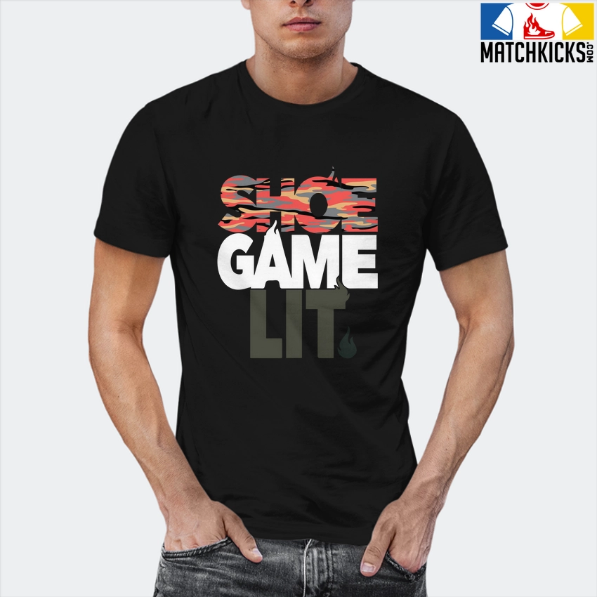 T-Shirt - Nike Dunk Low SE GS Sail Multi-Camo - Sneaker-Matching T-Shirt (Shoe Game Lit) 12 T-Shirt - Nike Dunk Low SE GS Sail Multi-Camo - Sneaker-Matching T-Shirt (Shoe Game Lit) - Image 10