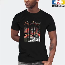 T-Shirt - Nike Dunk Low SE GS Sail Multi-Camo - Sneaker-Matching T-Shirt (She Belongs To The Beach) -Nike Dunk shop online mockupGenerator 7969