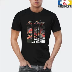 T-Shirt - Nike Dunk Low SE GS Sail Multi-Camo - Sneaker-Matching T-Shirt (She Belongs To The Beach) -Nike Dunk shop online mockupGenerator 7974