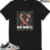 T-Shirt - Nike Dunk Low SE GS Sail Multi-Camo - Sneaker-Matching T-Shirt (LOVE Just Make It) -Nike Dunk shop online mockupGenerator 7993