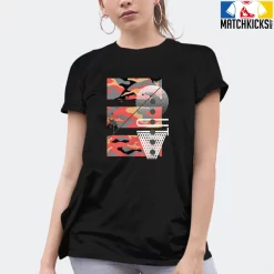 T-Shirt - Nike Dunk Low SE GS Sail Multi-Camo - Sneaker-Matching T-Shirt (BALLIN OUT) -Nike Dunk shop online mockupGenerator 8053