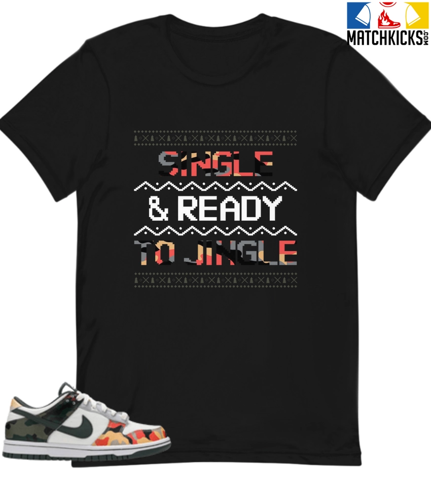 T-Shirt - Nike Dunk Low SE GS Sail Multi-Camo - Sneaker-Matching T-Shirt (Ready To Jingle) 3 T-Shirt - Nike Dunk Low SE GS Sail Multi-Camo - Sneaker-Matching T-Shirt (Ready To Jingle)