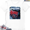 T-Shirt - Nike Dunk High Washed Denim Pack - Sneaker-Matching T-Shirt (Broken Flower) -Nike Dunk shop online mockupGenerator 809