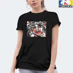 T-Shirt - Nike Dunk Low SE GS Sail Multi-Camo - Sneaker-Matching T-Shirt (Abstract Face) -Nike Dunk shop online mockupGenerator 8131