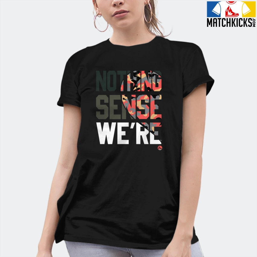 T-Shirt - Nike Dunk Low SE GS Sail Multi-Camo - Sneaker-Matching T-Shirt (Makes Sense Heart Left) 10 T-Shirt - Nike Dunk Low SE GS Sail Multi-Camo - Sneaker-Matching T-Shirt (Makes Sense Heart Left) - Image 8