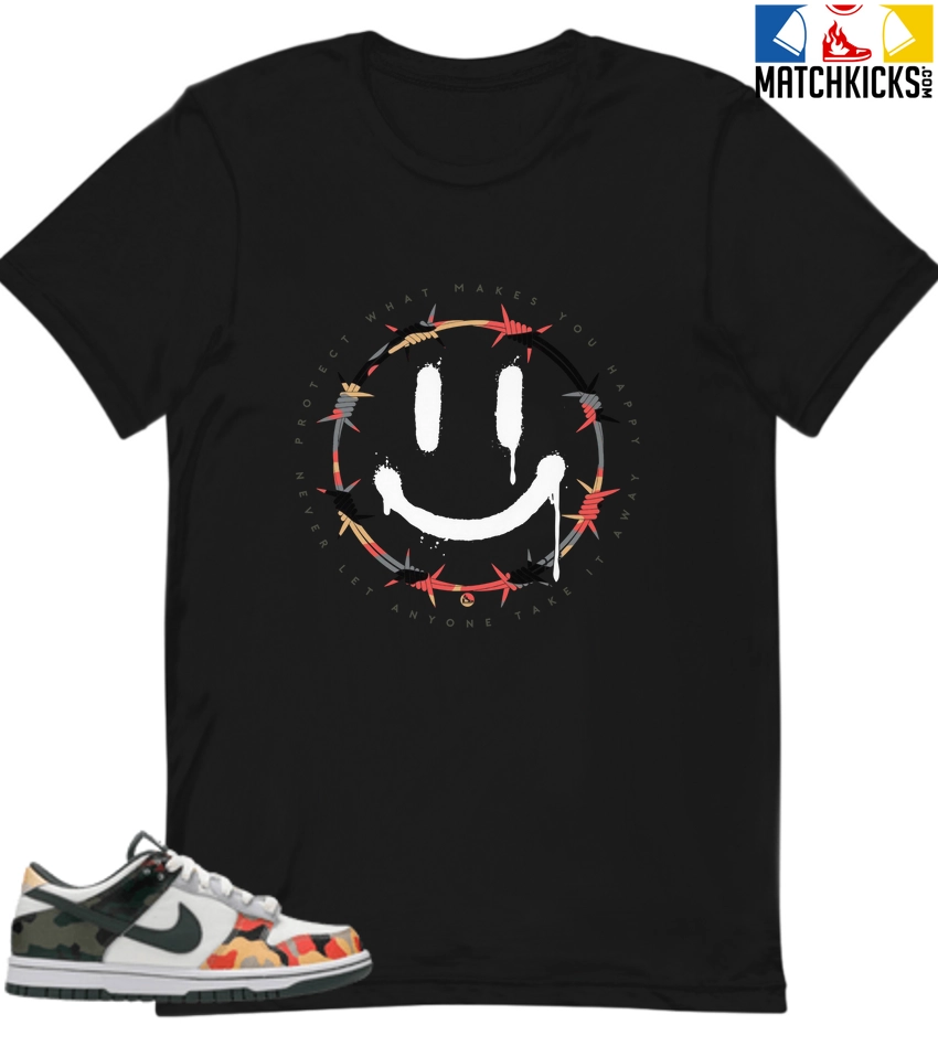 T-Shirt - Nike Dunk Low SE GS Sail Multi-Camo - Sneaker-Matching T-Shirt (PROTECT) 3 T-Shirt - Nike Dunk Low SE GS Sail Multi-Camo - Sneaker-Matching T-Shirt (PROTECT)