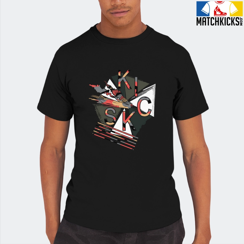 T-Shirt - Nike Dunk Low SE GS Sail Multi-Camo - Sneaker-Matching T-Shirt (KICKS) 8 T-Shirt - Nike Dunk Low SE GS Sail Multi-Camo - Sneaker-Matching T-Shirt (KICKS) - Image 6