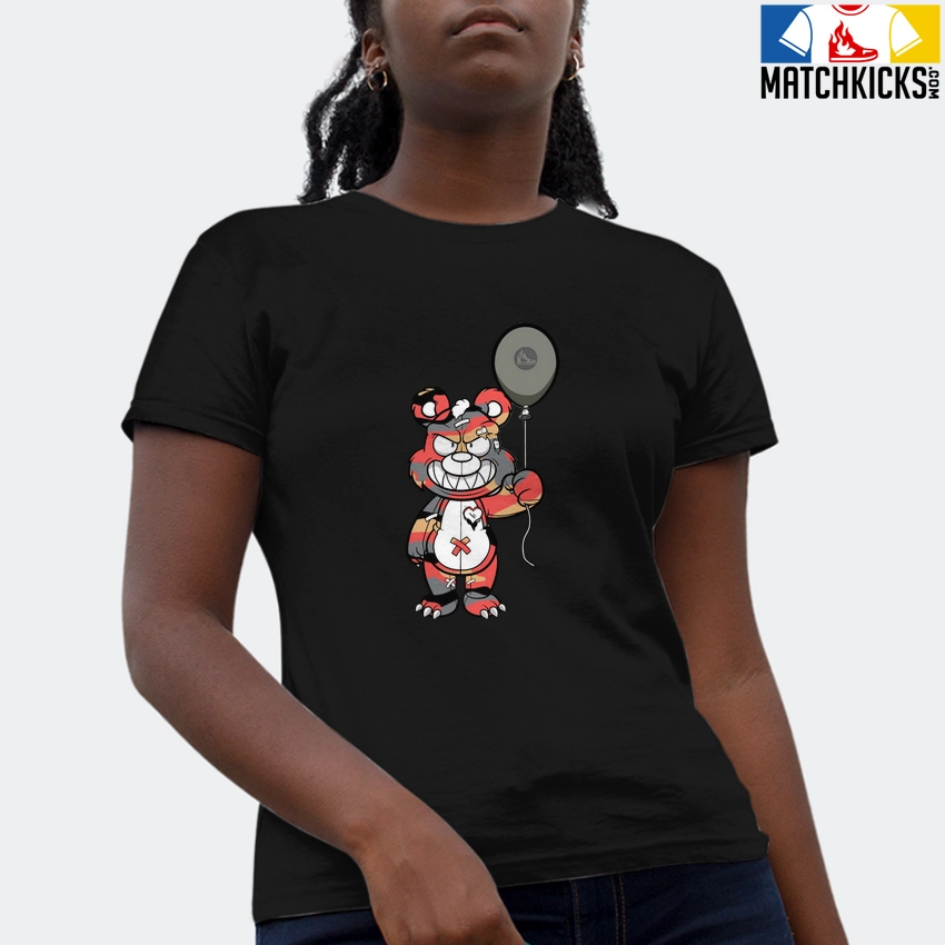 T-Shirt - Nike Dunk Low SE GS Sail Multi-Camo - Sneaker-Matching T-Shirt (Grinning Bear) 4 T-Shirt - Nike Dunk Low SE GS Sail Multi-Camo - Sneaker-Matching T-Shirt (Grinning Bear) - Image 2