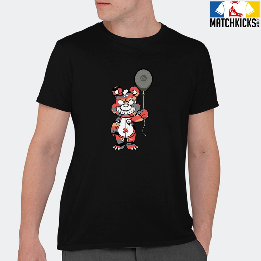 T-Shirt - Nike Dunk Low SE GS Sail Multi-Camo - Sneaker-Matching T-Shirt (Grinning Bear) 11 T-Shirt - Nike Dunk Low SE GS Sail Multi-Camo - Sneaker-Matching T-Shirt (Grinning Bear) - Image 9