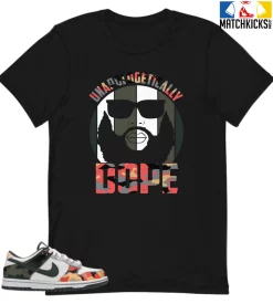 T-Shirt - Nike Dunk Low SE GS Sail Multi-Camo - Sneaker-Matching T-Shirt (UNAPOLOGETICALLY DOPE)