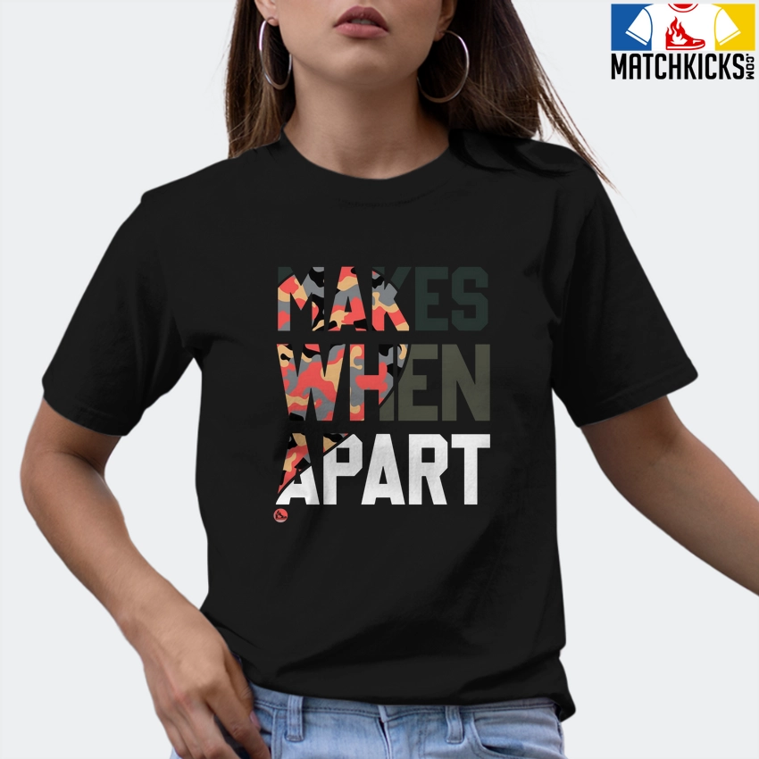 T-Shirt - Nike Dunk Low SE GS Sail Multi-Camo - Sneaker-Matching T-Shirt (Makes Sense Heart Right) 9 T-Shirt - Nike Dunk Low SE GS Sail Multi-Camo - Sneaker-Matching T-Shirt (Makes Sense Heart Right) - Image 7