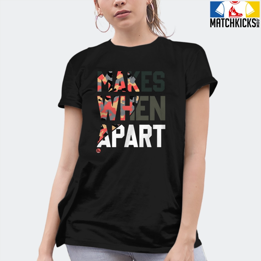 T-Shirt - Nike Dunk Low SE GS Sail Multi-Camo - Sneaker-Matching T-Shirt (Makes Sense Heart Right) 10 T-Shirt - Nike Dunk Low SE GS Sail Multi-Camo - Sneaker-Matching T-Shirt (Makes Sense Heart Right) - Image 8