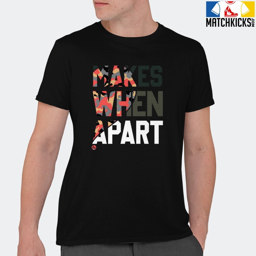 T-Shirt - Nike Dunk Low SE GS Sail Multi-Camo - Sneaker-Matching T-Shirt (Makes Sense Heart Right) 11 T-Shirt - Nike Dunk Low SE GS Sail Multi-Camo - Sneaker-Matching T-Shirt (Makes Sense Heart Right) - Image 9