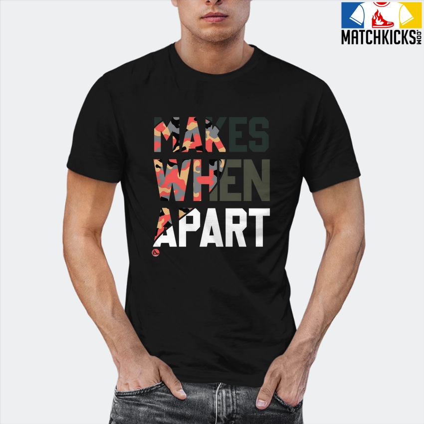 T-Shirt - Nike Dunk Low SE GS Sail Multi-Camo - Sneaker-Matching T-Shirt (Makes Sense Heart Right) 12 T-Shirt - Nike Dunk Low SE GS Sail Multi-Camo - Sneaker-Matching T-Shirt (Makes Sense Heart Right) - Image 10