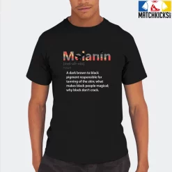 T-Shirt - Nike Dunk Low SE GS Sail Multi-Camo - Sneaker-Matching T-Shirt (Melanin Noun) -Nike Dunk shop online mockupGenerator 8403