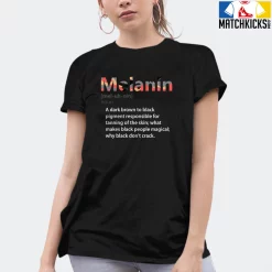 T-Shirt - Nike Dunk Low SE GS Sail Multi-Camo - Sneaker-Matching T-Shirt (Melanin Noun) -Nike Dunk shop online mockupGenerator 8405